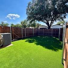 Pet-Friendly-Artificial-Turf-Installation-with-Drainage-Solution-in-Garland-TX 4